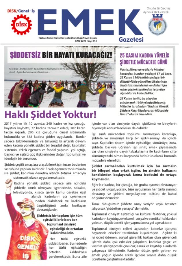 Emek Gazetesi 151. Özel Sayı