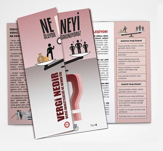 Vergi Nedir? Vergi Adaletsizliği Ne Demektir? Broşürü