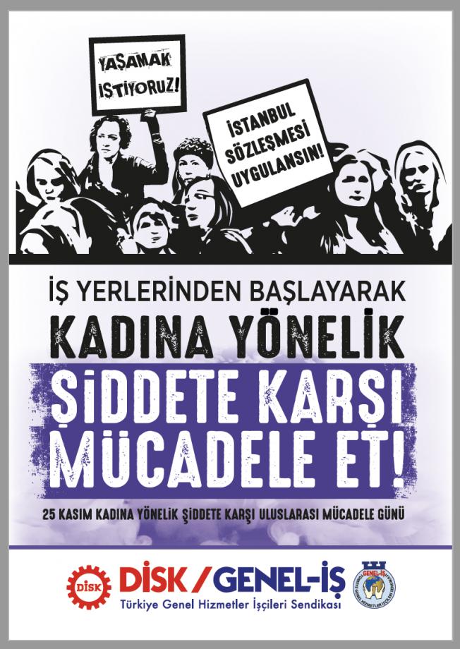 25 Kasım Kadına Yönelik Şiddete Karşı Uluslararası Mücadele Günü